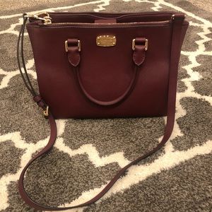 Michael Kors Maroon Purse